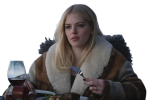 Over Your Dead Body Samara Weaving Shearling Coat - Image 2